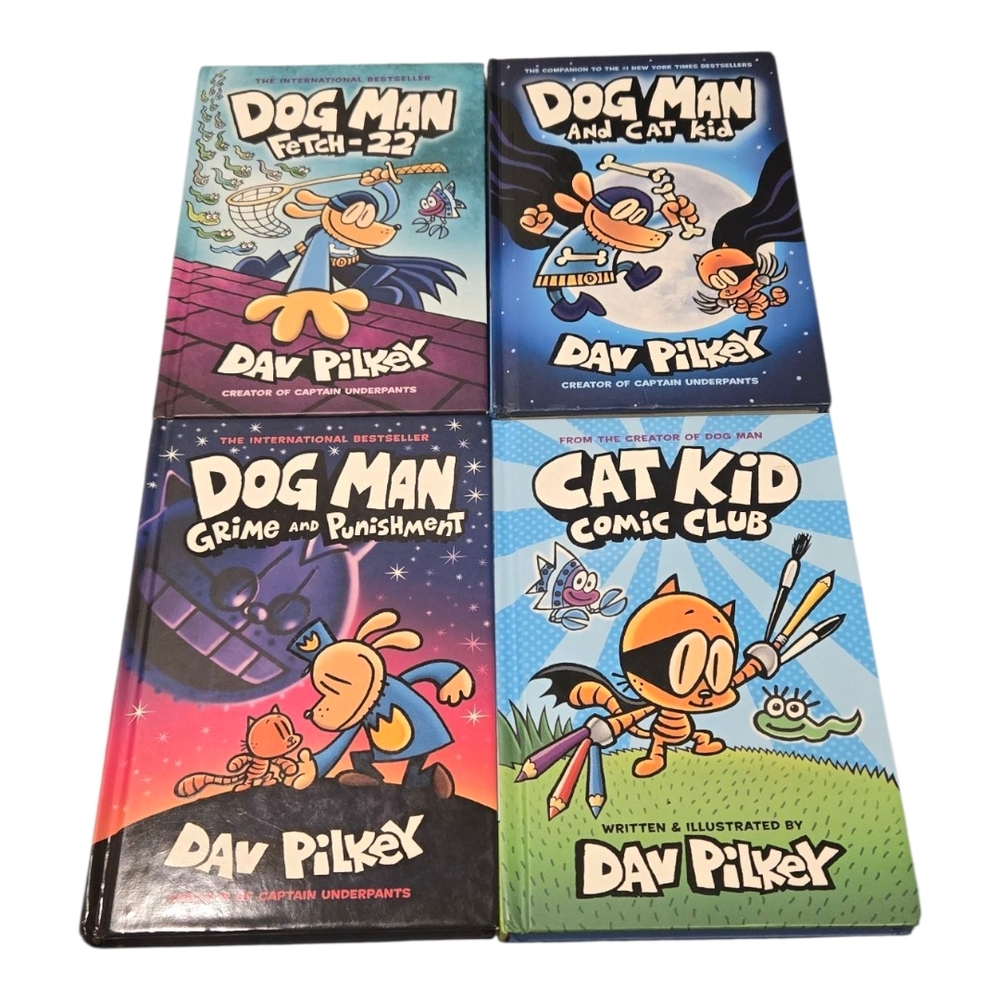 Dog Man and Cat Kid Book Collection L